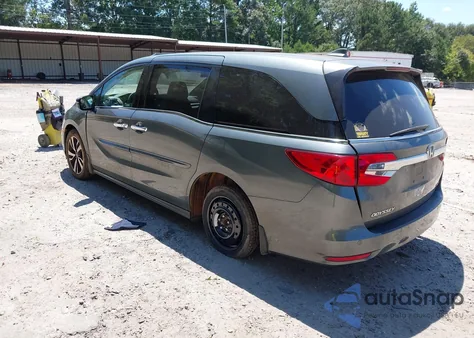2018 Honda Odyssey Elite из США, поврежденный, VIN 5FNRL6H9XJB063520